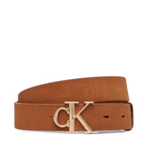 חגורה קלווין קליין Round -Buckle Suede 30Mm נשים