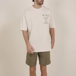 חולצת טישירט קצרה באלר Be The Best Oversize גברים