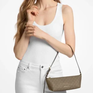תיק מייקל קורס Laila Small Signature Logo Pochette נשים
