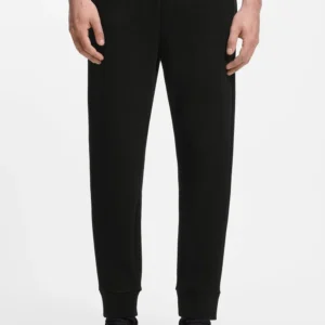 מכנס ארוך הוגו בוס Cotton-Blend Sweatpants With Embroidered Logo גברים 50566830