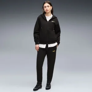 חליפת ספורט פומה Metallic Hooded Tracksuit נשים