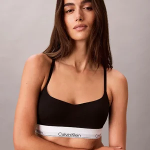 חזייה קלווין קליין Lightly Lined Bralette - Icon Cotton Modal נשים