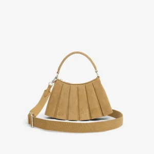 תיק לקוסט Small Lenglen Suede Leather Purse נשים