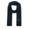 צעיף טומי הילפיגר Heritage Logo Rib-Knit Scarf נשים