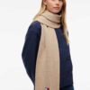 צעיף טומי הילפיגר Heritage Logo Rib-Knit Scarf נשים